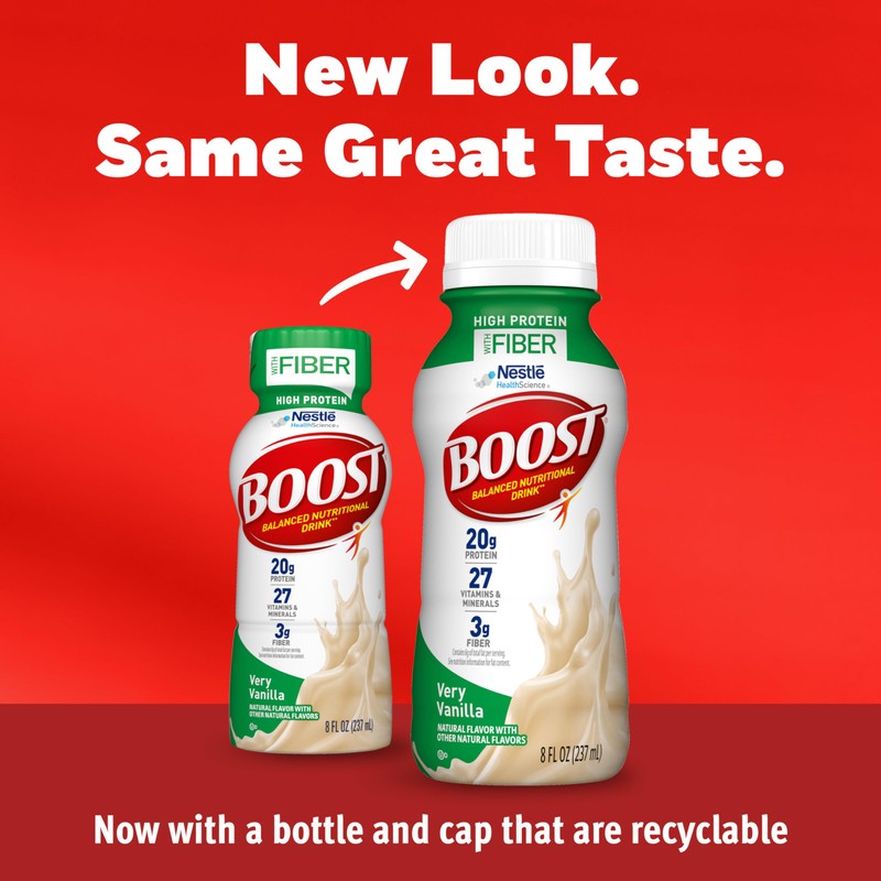 BOOST High Protein with Fiber Ready to Drink Complete Nutritional