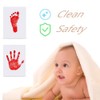 Baby Footprint & Handprint Kit - 1Pack Red Inkless Print