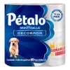 Pétalo Color Blanco Toallas De Papel Decorada 3 Rollos De