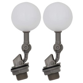 Dog Water Bowl Float Valve for Water Tank 3/4 Inch Float Ball Aquarium Automatic Filling Water Supply Water Level Control for Cattle Sheep Drinkers, Packs of 2 (3/4 Inch)