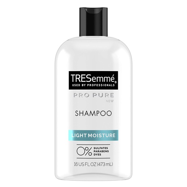 TRESemmé Pro Pure Shampoo For Daily Moisture Light Moisture Paraben Free, Dye Free Shampoo 16 oz