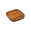 スワンソン商事 木製食器 皿 プレート アカシア 角 S 木製の温かみ 食卓に馴染むおしゃれなデザイン CA-207