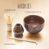 Matcha Whisk Set: Matcha Bowl with Spout, Matcha Set Whisk