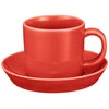 Hasami Ware 18291 Common Demitas Cup & Saucer, Red