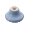 6Pcs Furniture Ceramic Knobs Round Ceramic Cupboard Drawer Knobs Ceramic
