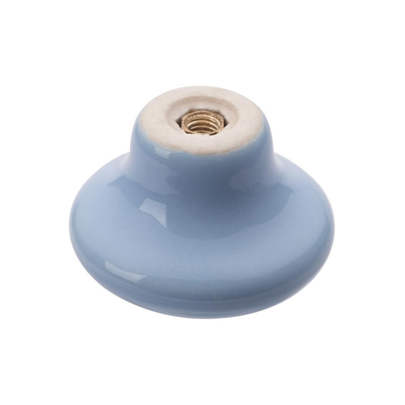 6Pcs Furniture Ceramic Knobs Round Ceramic Cupboard Drawer Knobs Ceramic