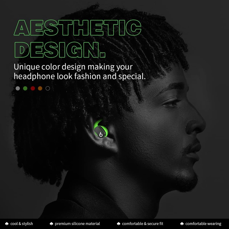 5 Pairs Compatible for Beats Studio Buds Ear Hooks, Soft