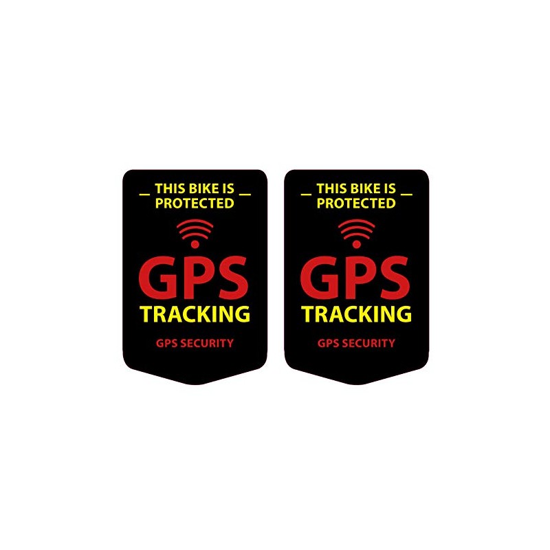 GPS Tracking 2 Pieces Stickers for the Bicycle, Bike Sticker,