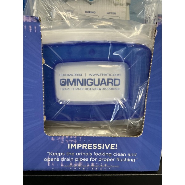 F-Matic Omniguard Urinal Cleaner Kit, Professional Descaler and Deodorizer System,