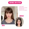 Clip in Bangs Real Human Hair Flat Bangs Remy Fringe