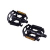 Ammaco ANODISED BLACK 9/16" MTB PEDALS ONE PIECE LIGHTWEIGHT ANODIZED