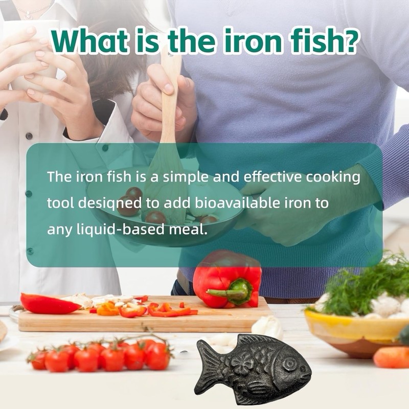 The Iron Fish - Reusable Cooking Aid to Help Add