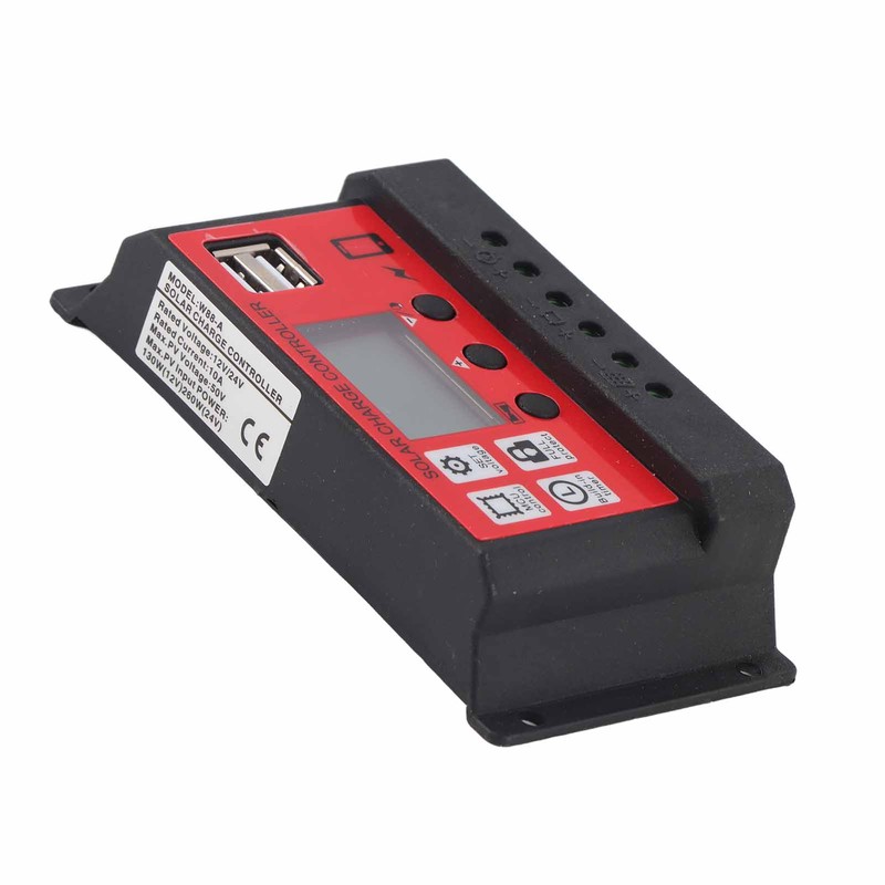 Solar Charge Controller Adjustable Solar Panel Battery Intelligent Regulator with