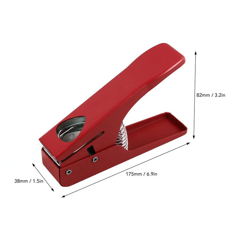 Guitar Pick Hole Puncher Size Adjustable Multifunctional Portable Guitar Pick