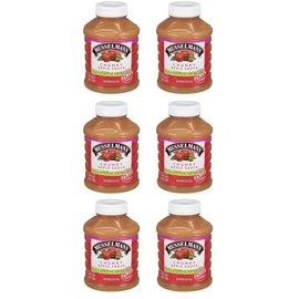 Home Style Chunky Applesauce, American Grown Apples by Musselmanns., Non-GMO, 48 Oz Jar - Pack of 6