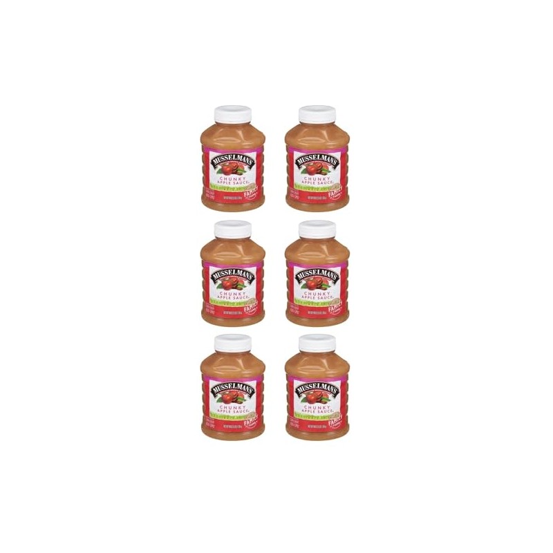 Home Style Chunky Applesauce, American Grown Apples by Musselmanns., Non-GMO,