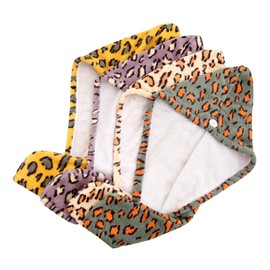 minkissy 4 Pcs Microfiber Dry Hair Cap Thicken Hair Towel After Curly Women Head Absorbent Microfiber Towels Fiber Drying Hair Turban Wrap Ladies Hat Towel for Hair Leopard Coral Fleece