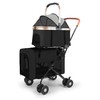 Double Pet Stroller for 2 Dogs or Cats, Folding Dog