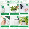 SiliFine 4 Set Plant Watering Devices Include Self Watering Spikes
