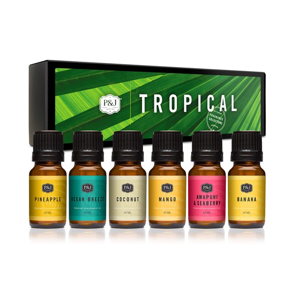 P&J Trading Fragrance Oil | Tropical Set of 6 -