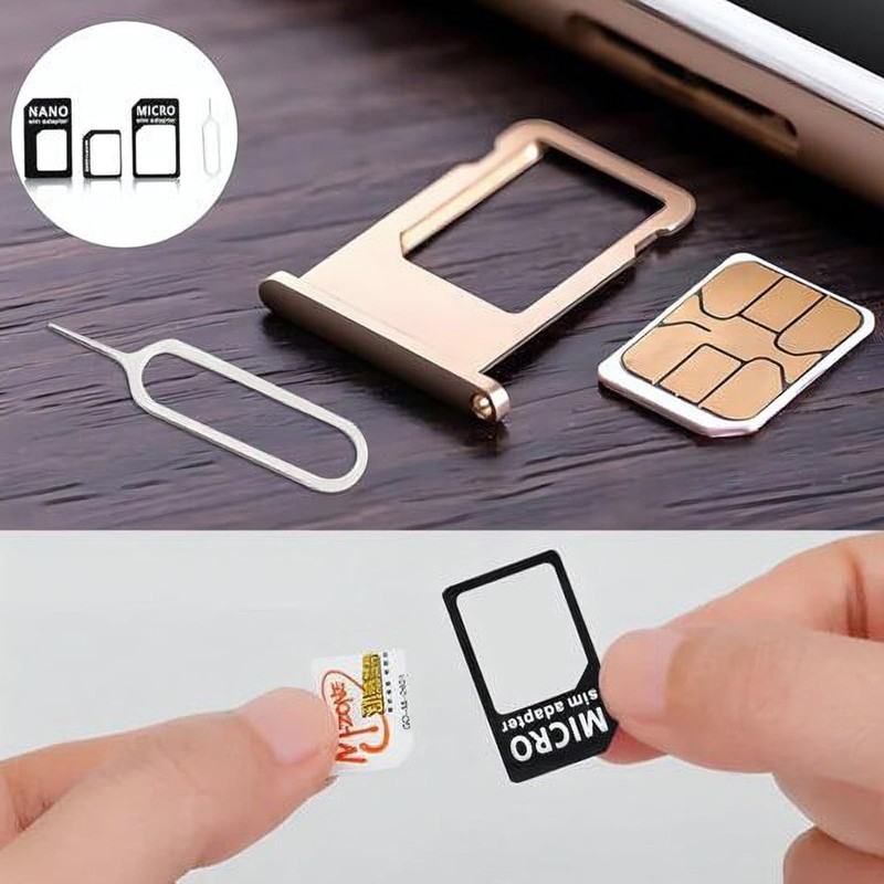 SIM Card Adapter, SIM Pin (Set of 4), DELUXEFOX Nano