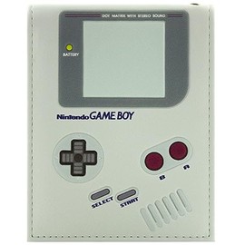 Game Boy Original Handheld Console Style Wallet Bifold Id & Card Holder, Grey