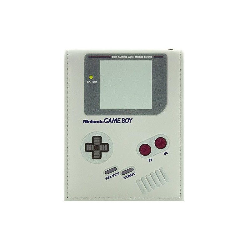 Game Boy Original Handheld Console Style Wallet Bifold Id &