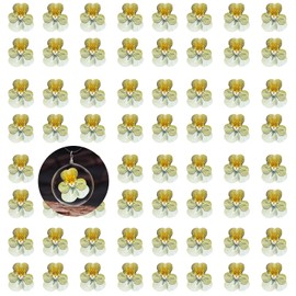 ALJ Brown Dried Pressed Pansy Flowers for Resin Crafts, 60PCS Natural Real Dry Pansy Flower for Resin Jewelry Candle Card Soap Making Scrapbooking DIY Art Crafts Painting Decoration