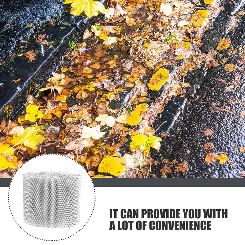 Homoyoyo 1 Roll Roof Filter Rain Gutter Covers Screen Leaf
