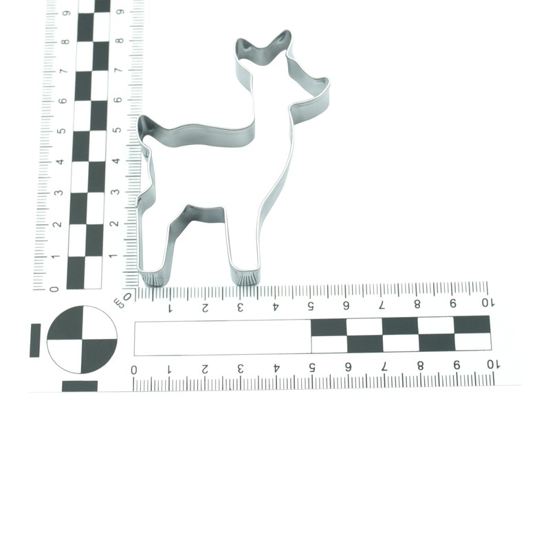 BekkiB - Deer Cookie Cutter – Approx. 7.4 cm, Stainless
