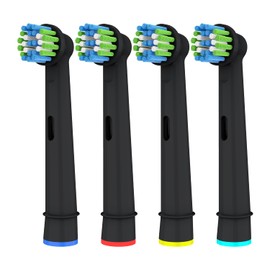 Replacement Toothbrush Heads Compatible with Oral B Braun, 4 Pack Professional Electric Toothbrush Heads Brush Heads Refill for Oral-B 7000/Pro 1000/9600/ 500/3000/8000