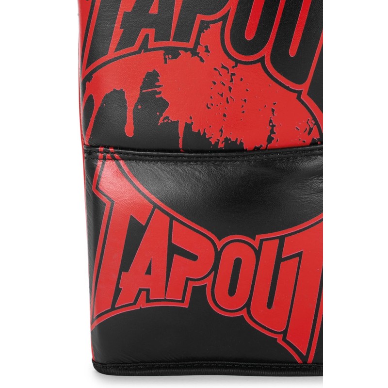Tapout Angelus 960012 Leather Boxing Gloves Black / Red 08