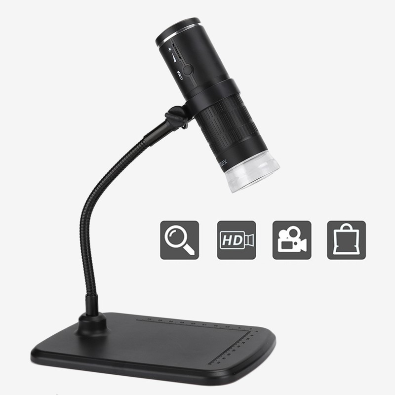 1920x1080 Camera Resolution HD Magnifying Glass Digital WiFi Microscope F210