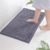 LuxUrux Bath Mat-Extra-Soft Plush Bath Shower Bathroom Rug, 1'' Chenille