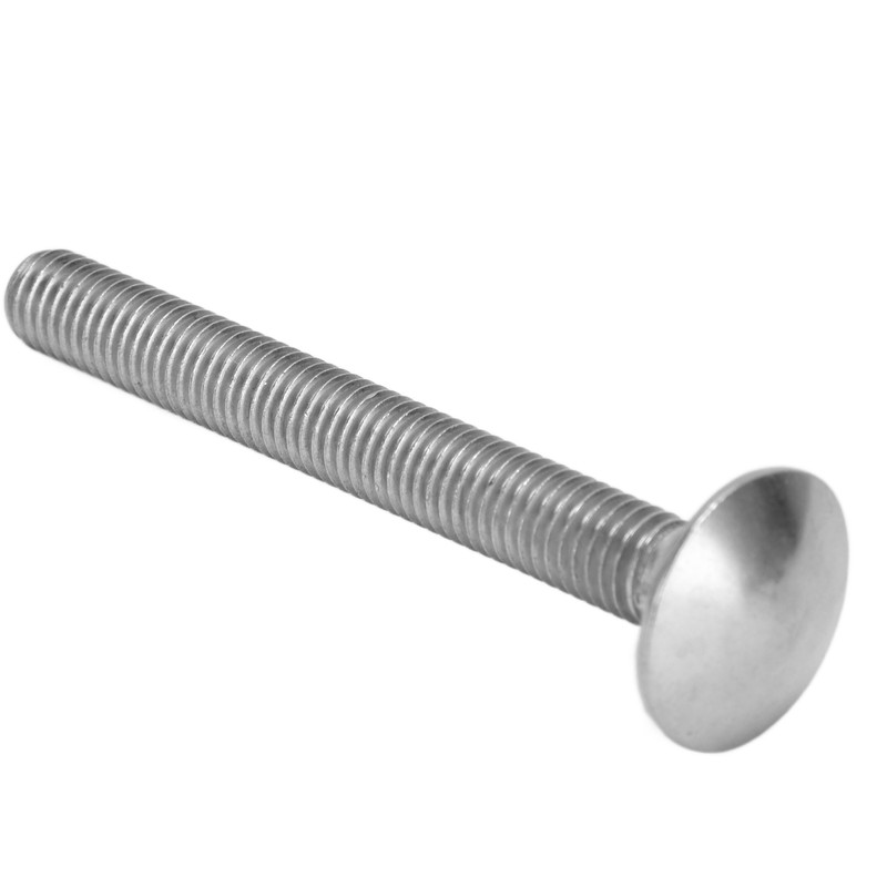 30Pcs M8x1.25 Screw Bolt A2 Stainless Steel Cup Square Coarse