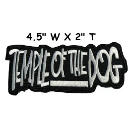 Athena Brands 9342 Temple of the Dog Logo Music Band Punk Rock 90's Embroidered Hook Patch