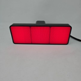 Da Vic Auto 2" Receiver Tow Hitch Brake Reverse Signal Light Cover Red Reflector Large Pixel