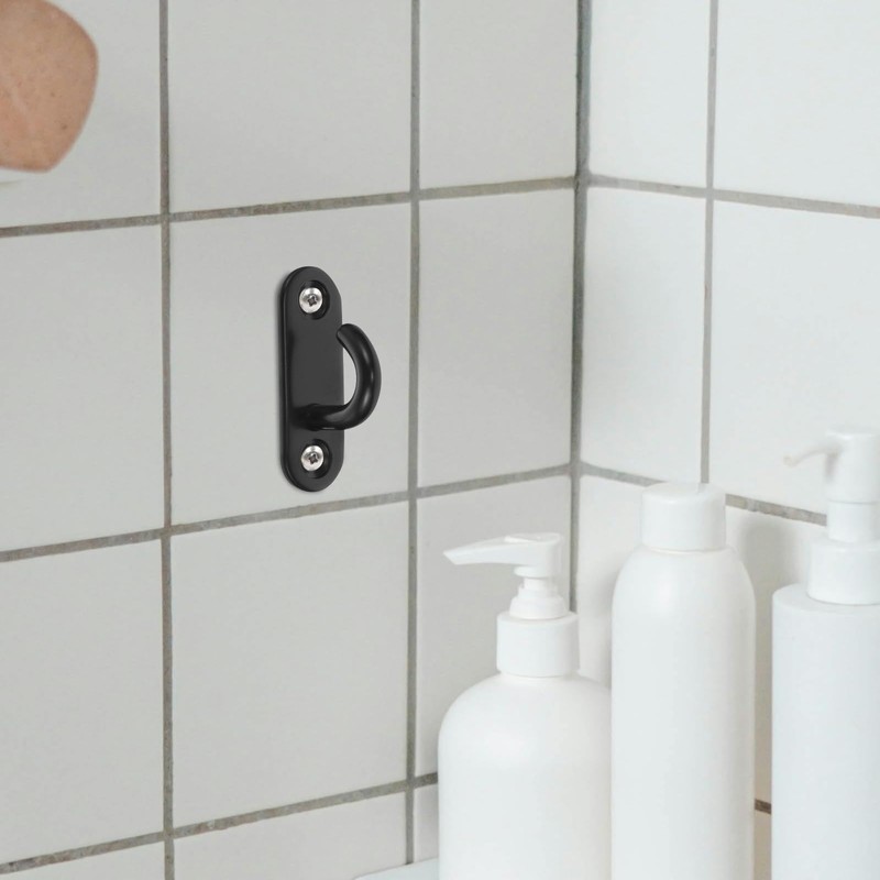 OUNONA Pad Eye Plate Hooks: 4 Pcs Stainless Steel Ceiling