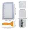 A6 transparent sticker book, scrapbook, ring binder, transparent, collecting plastic