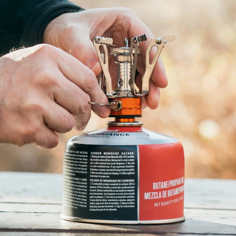 MalloMe Backpacking Stove - Portable Camping Stove - Small Backpack