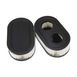 SWNKDG 2 x Air Filter + Spark Plugs for Briggs & Stratton Engines 550E 550EX Eco-Plus 575EX Series Replaces 798339 798452 593260 093000 09P0000 Engine 4247 5432 5432K