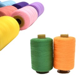 Sewing Thread 24 Colors Sewing Industrial Purpose for Machine and Hand Stitching 1000 Yards Polyester
