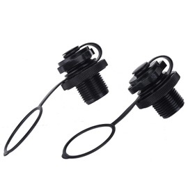 2 Pack Inflatable Boat Air Valve Screw - Air Valve Inflatable Boat Spiral,Air Mattress Valve Cover, Inflatable Air Valve Replacement, Inflatable Air Valve Caps Screw Plugs Replacement for Air Bed