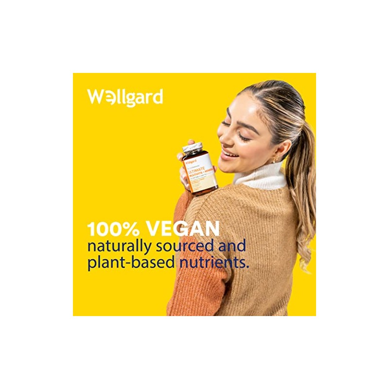 Vegan Multivitamins & Minerals by Wellgard - Vegan Multivitamin Tablets
