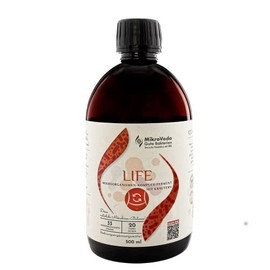 MikroVeda Life Organic Enzyme Ferment Drink 500 ml, 33 Bacterial Strains, 20 Fermented Herbs & Plants, Super Activated, High Cell Available, Bioavailable, Vegan, Raw, German Certified Manufacturer