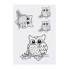 4 x 'Cute Owl' Temporary Tattoos (TO00010416)