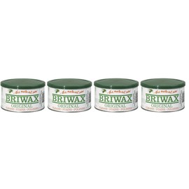 Briwax Darkbrown (Dark Brown) Furniture Wax, Cleans, Stains, and Polishes (Fоur Paсk)