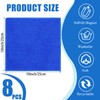 Zopeal 8 Packs Dry Erase Board Cleaning Cloth Microfiber Eraser