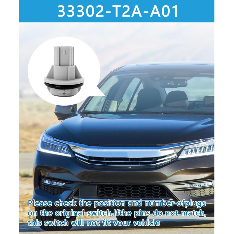 2Pcs 33302-T2A-A01 Front Turn Signal Bulb Socket S25W Fits For