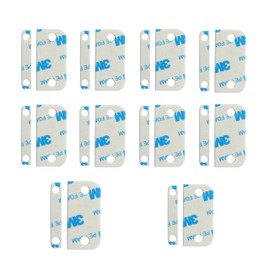 Replacement Adhesive for Ring Alarm Contact Sensors & Magnets (2nd Gen) – Double-Sided Mounting Tape for Secure Installation, Pack of 10 Sensor Pads & 10 Magnet Pads, Pre-Cut, No Cutting Needed